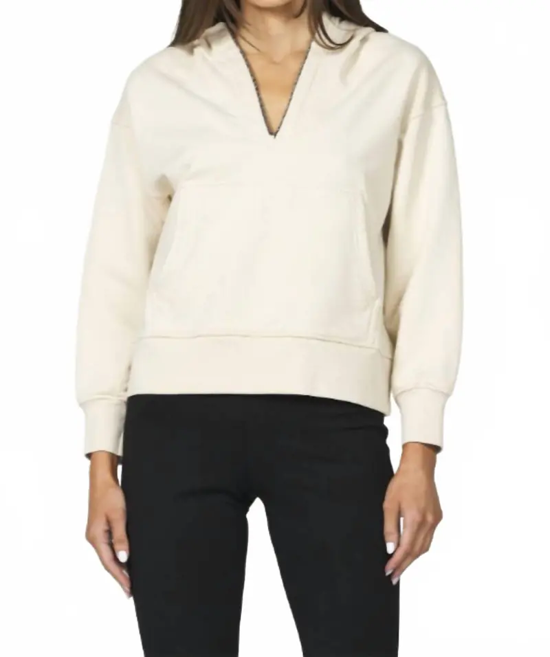 Saphira Pullover Hoodie In Birch 1