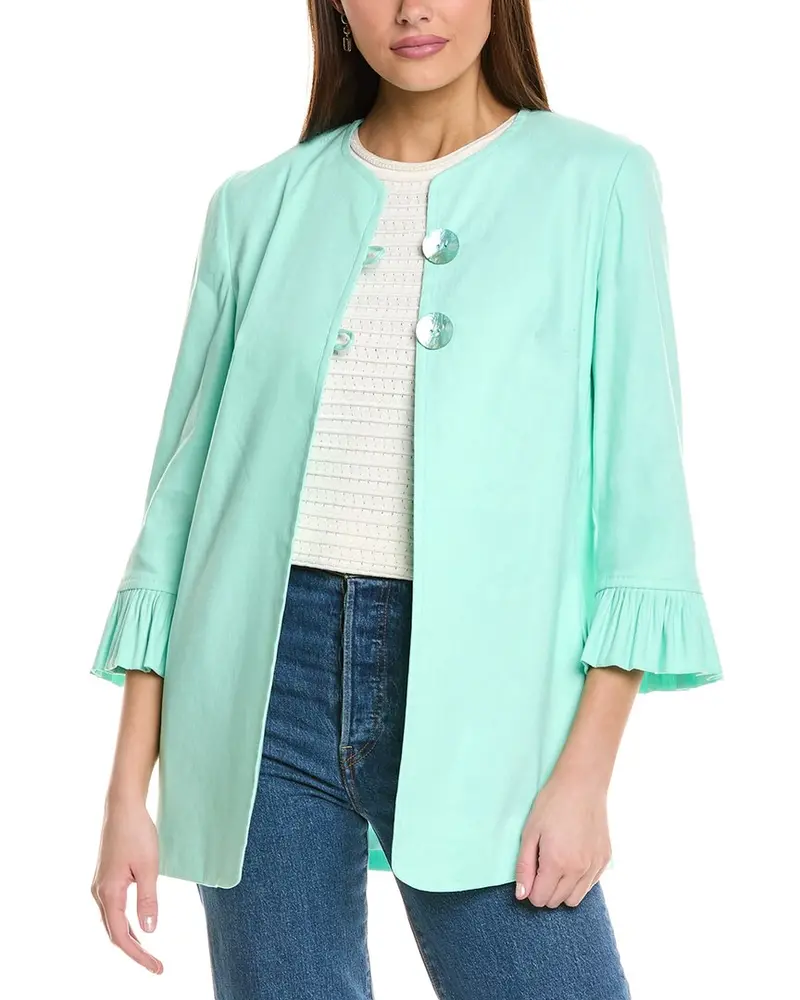 Sara Campbell Carmen Linen Jacket 1