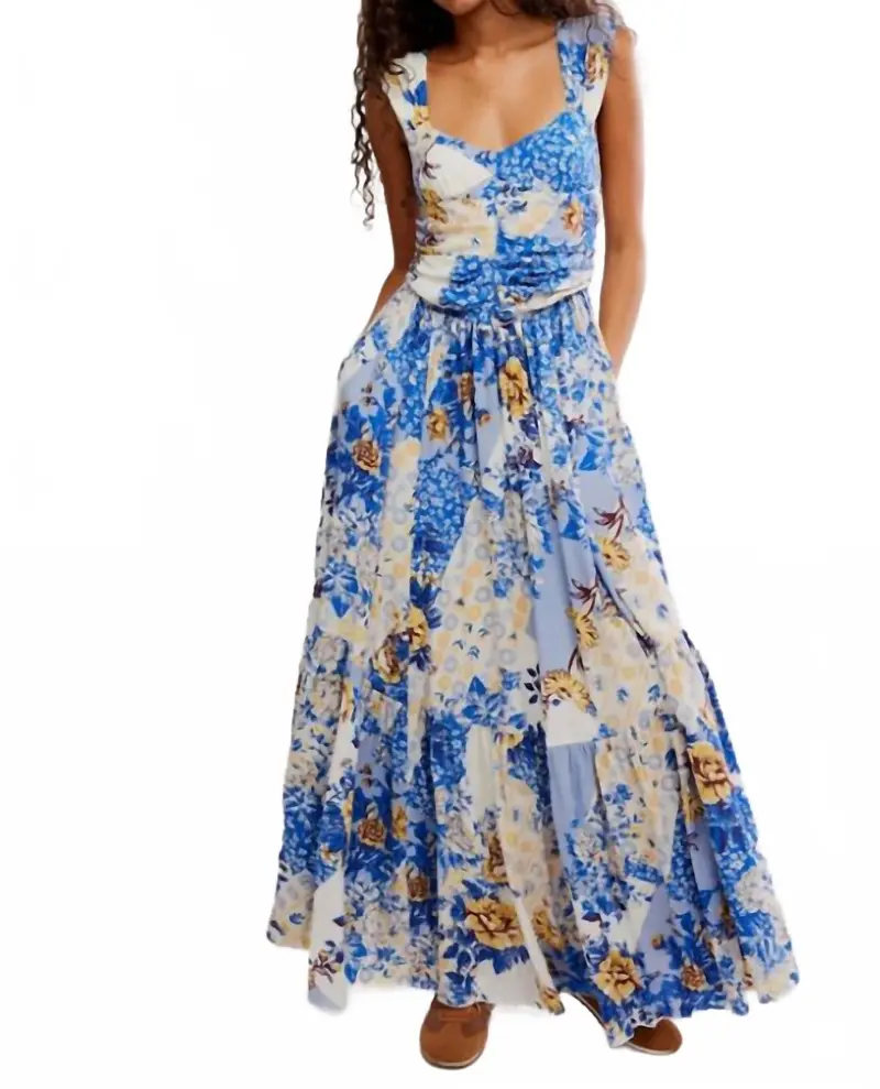 Sasha Maxi Dress In Ivory 1