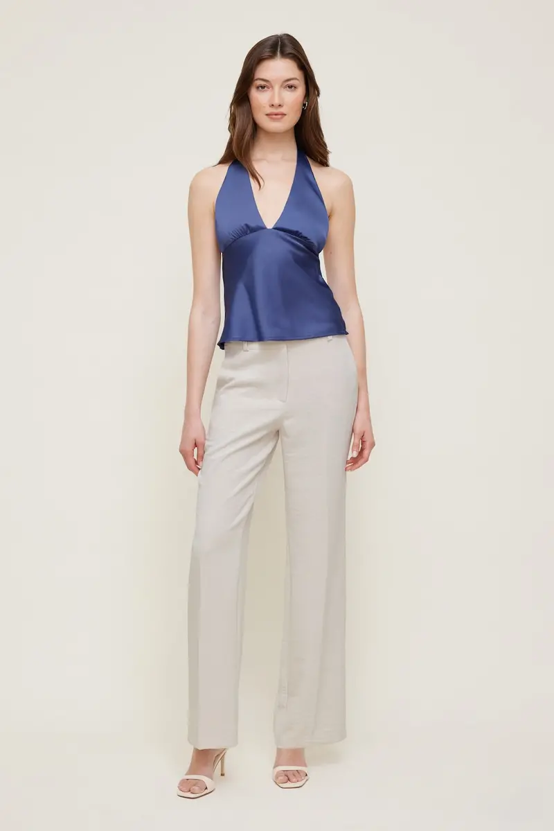 Satin Halter Top 1