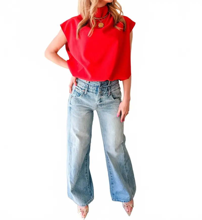 Scarlett Statement Top In Red 1