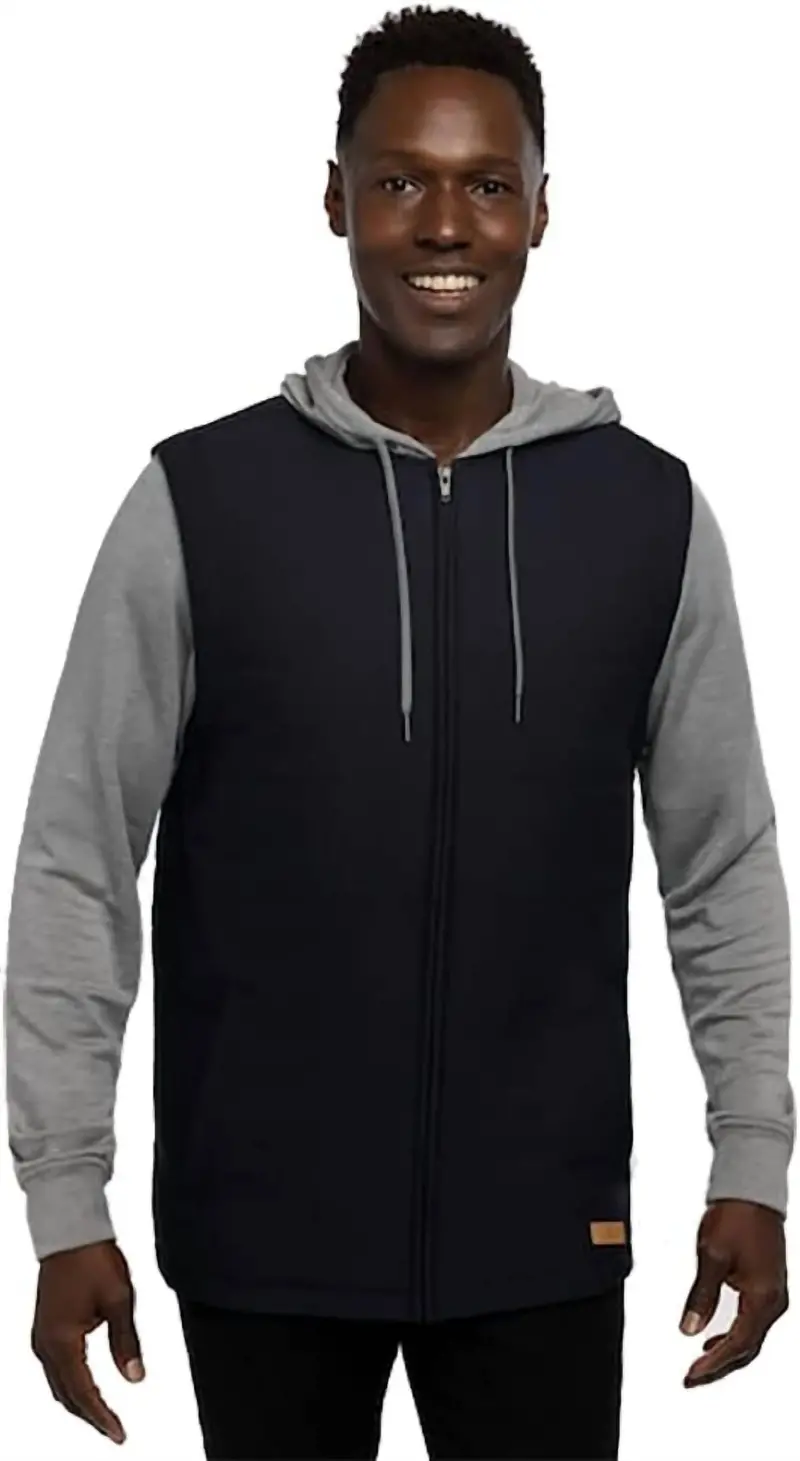 Scavenger Hoodie In Black Heather Grey 1