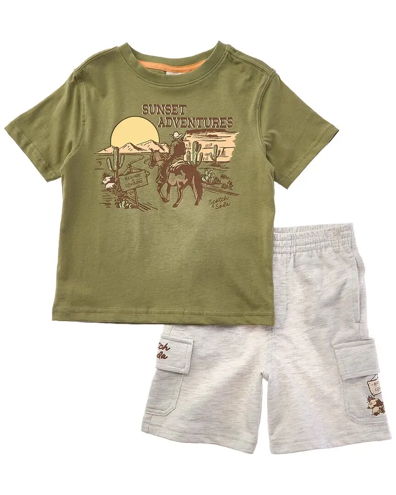 Scotch & Soda 2Pc Shirt & Short Set 1