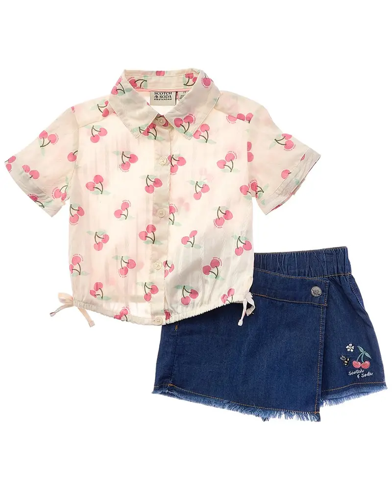 Scotch & Soda 2Pc Shirt & Skort Set 1