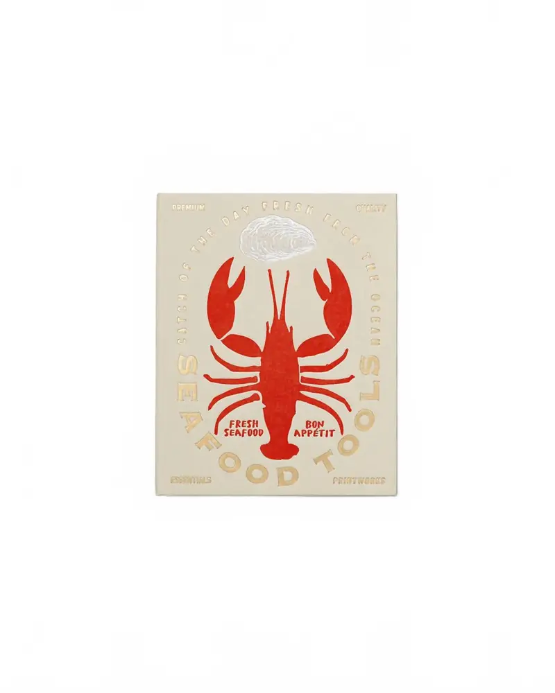 Seafood Essentials Gift Set In Beige 1