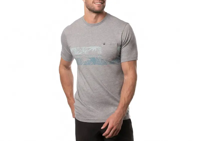 Secluded Spot Tee In Heather Gray 1