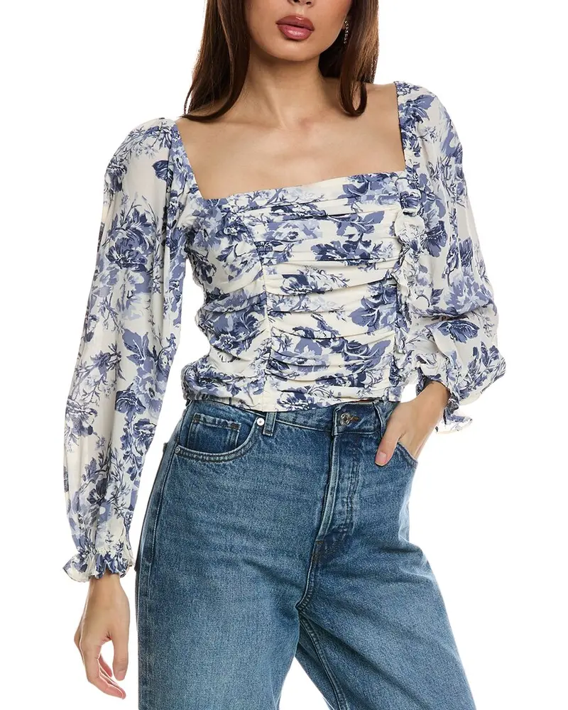 Seraphina Ruched Crop Top 1