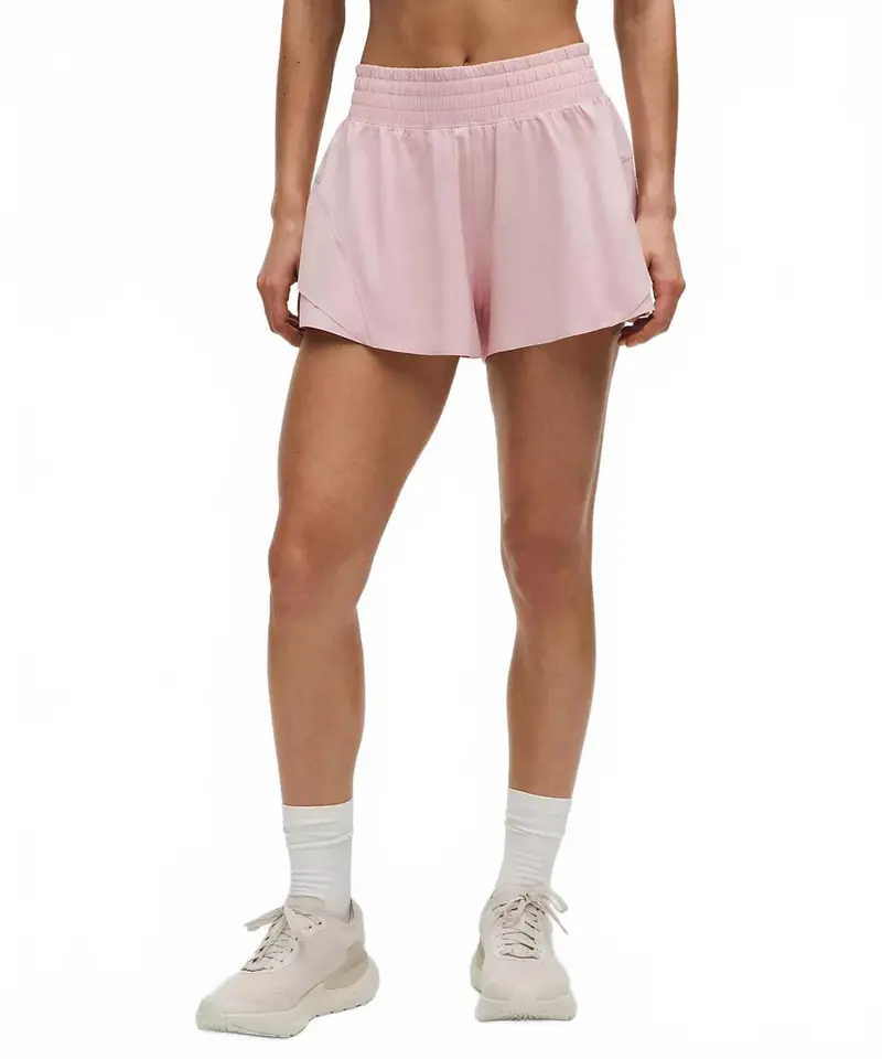 Shake It Out High Rise Running Short In Pink 1