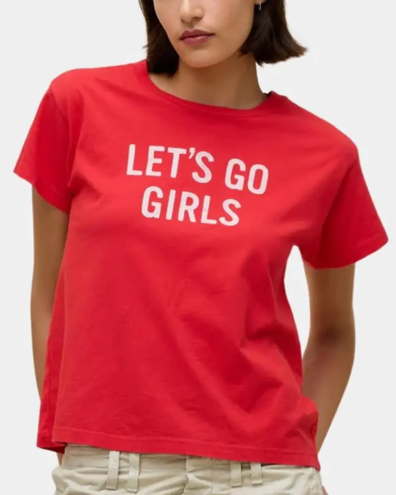 Shania Twain Lets Go Girls Tee In Ruby Red 1