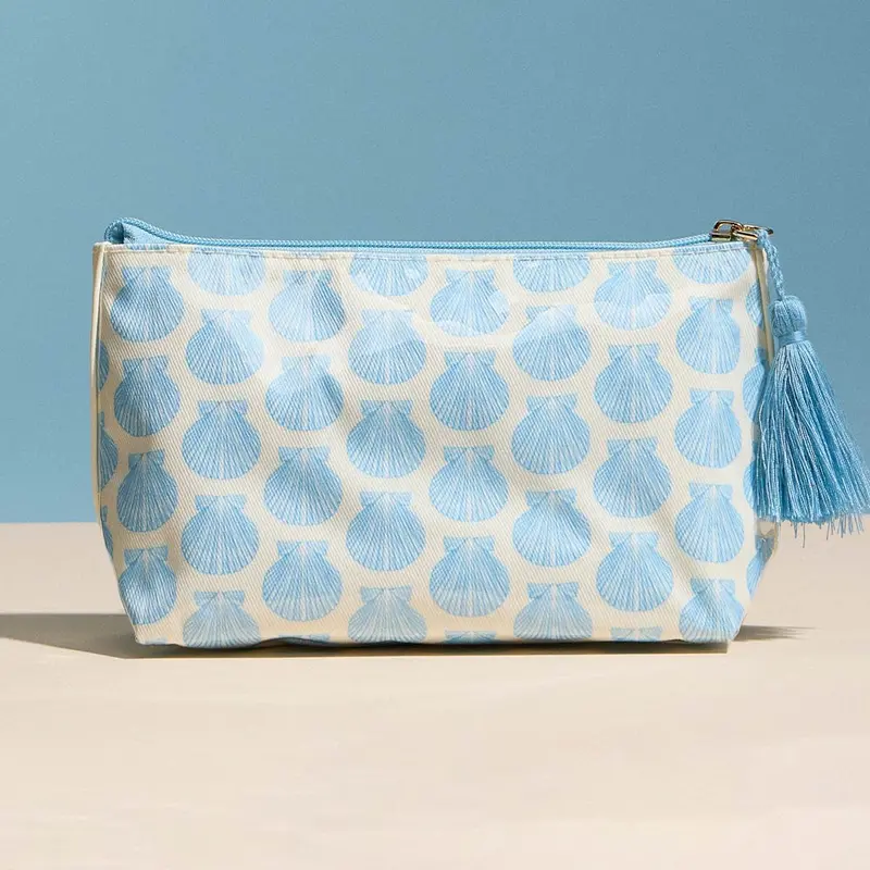 Shell Pattern Tassel Multi Purpose Portable Pouch Bag 2
