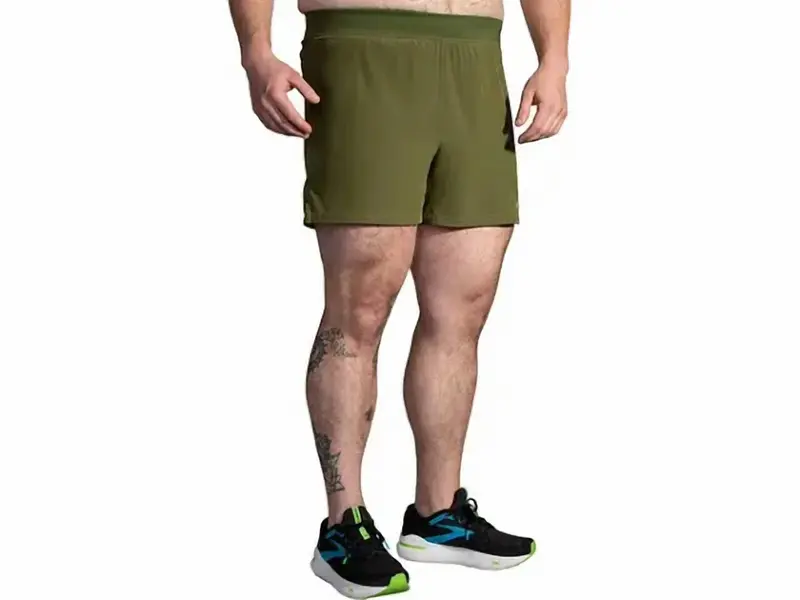 Sherpa 5" Shorts In Carbon Green 1
