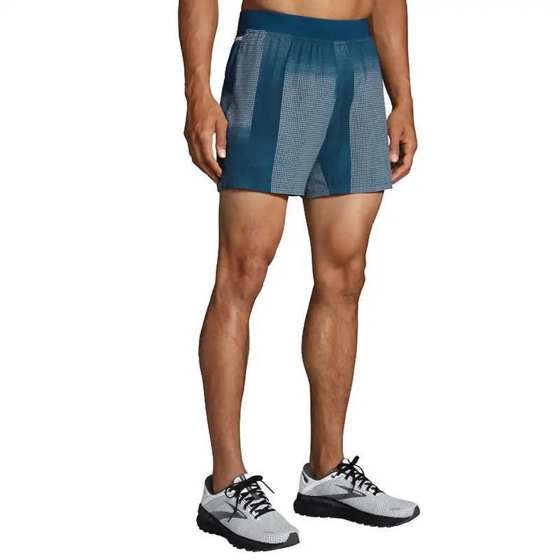 Sherpa 5" Shorts In Indigo Rush Altitude Print 1