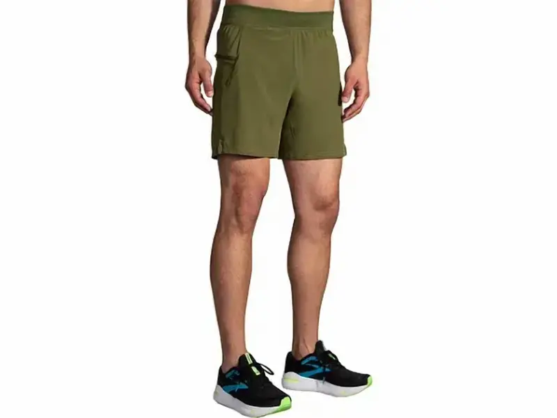 Sherpa 7" 2-In-1 Shorts In Carbon Green 1
