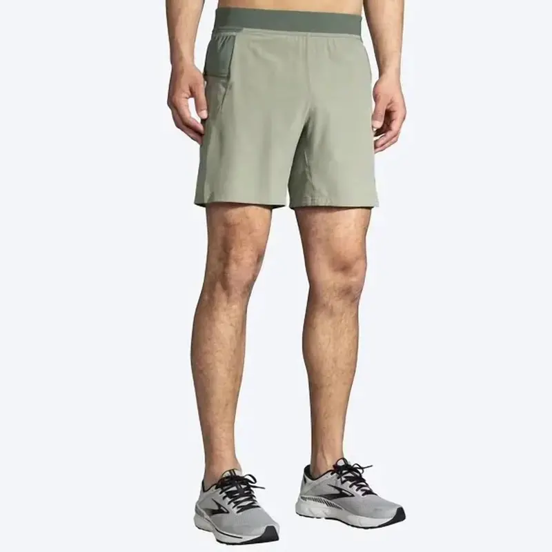 Sherpa 7" 2-In-1 Shorts In Dark Pebble 1