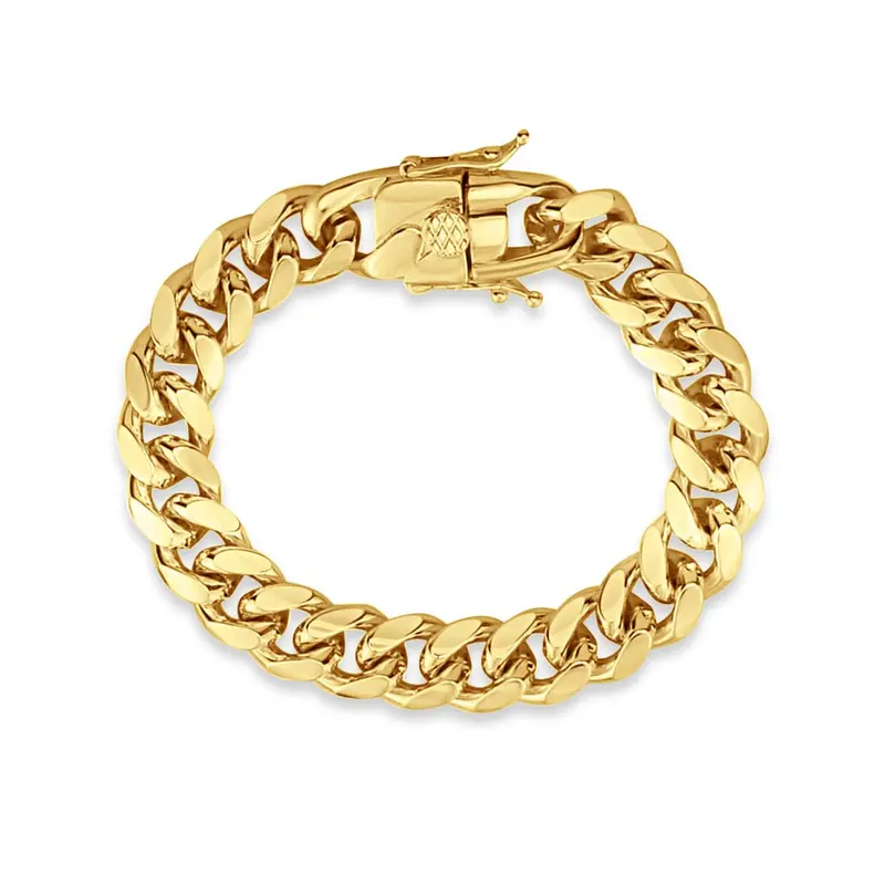Shymi Statement Cuban Link Bracelet — 18K Gold-Filled, Size 7, Day To Night 1