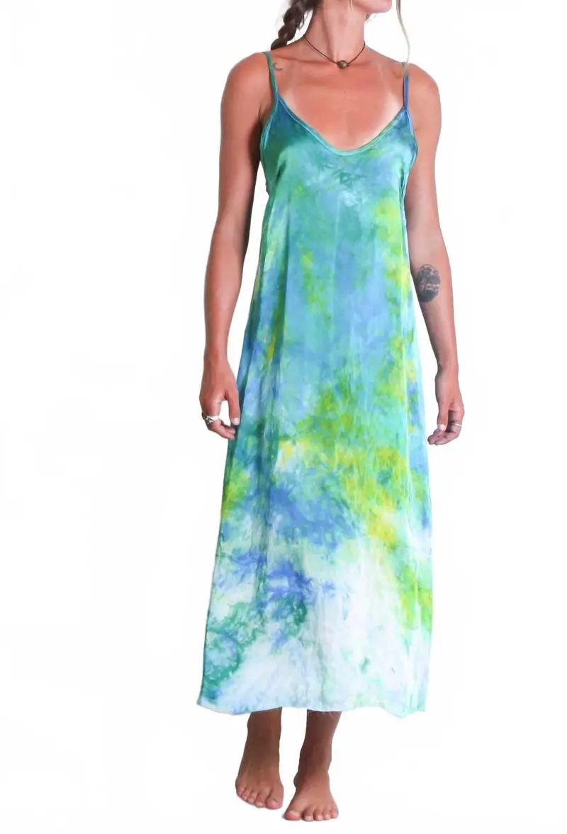Silk Fanny Dress In Cruise 1