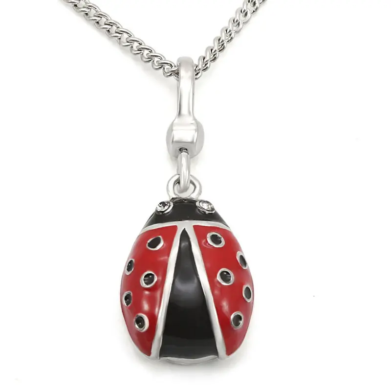 Silver 925 Sterling Silver Chain Pendant With Top Grade Crystal In Black Diamond 1