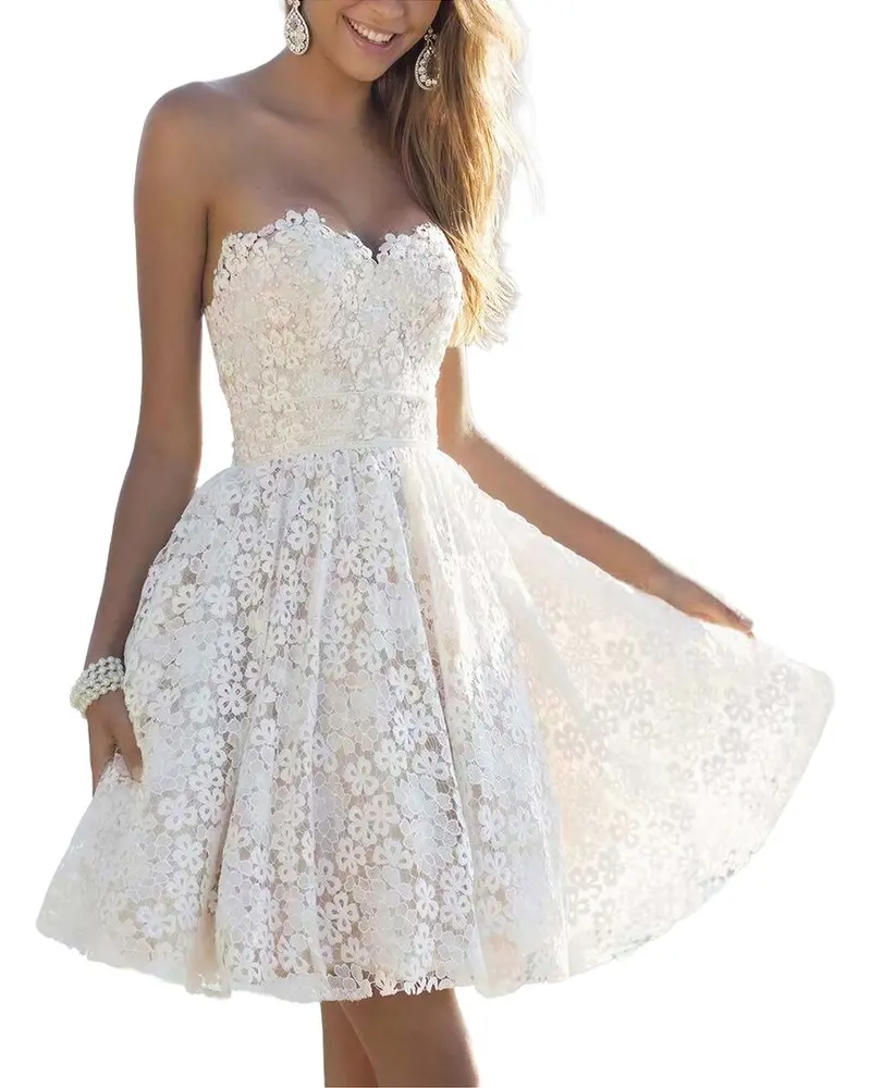 Silvia Rufino White Solid Mini Dress 1