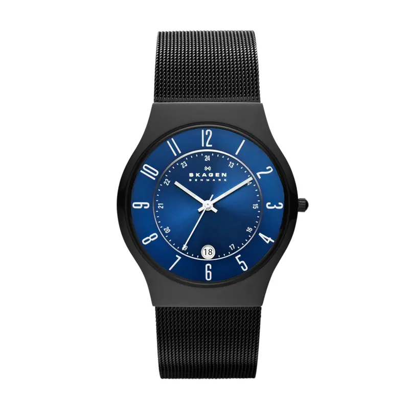 Skagen Men's Sundby Titanium Three-Hand Date, Midnight Watch 1