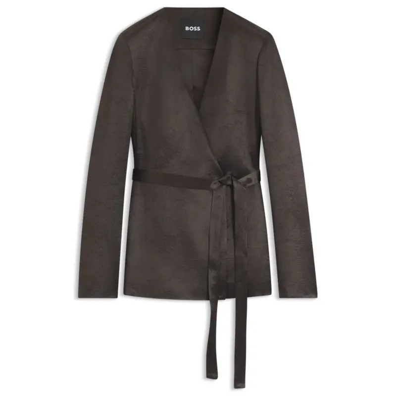 Slim-Fit Blazer In Lustrous Twill 1