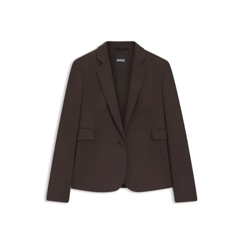 Slim-Fit Blazer With Angled Darts 1