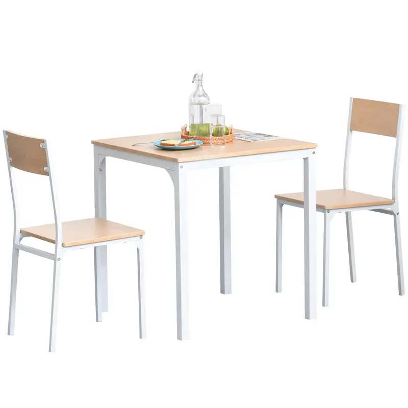 Small Space Dining Table Set With 2 Chairs 1