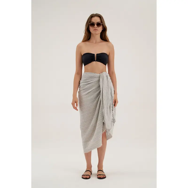 Smile Swim Cover Up Sarong Wrap Skirt 1