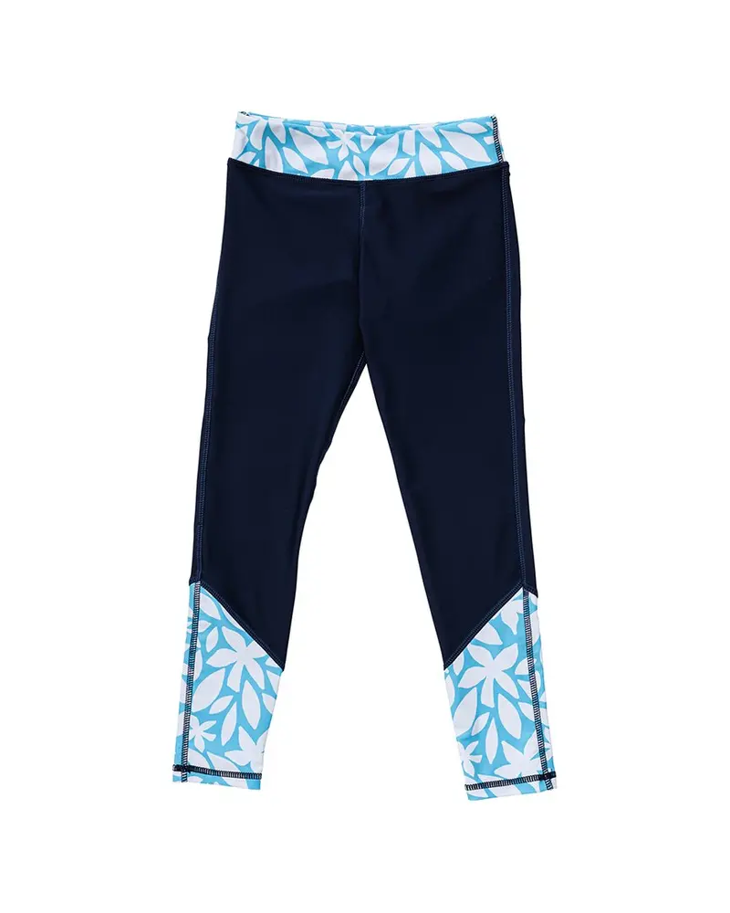 Snapper Rock Aqua Bloom Sustainable Swim Legging 1