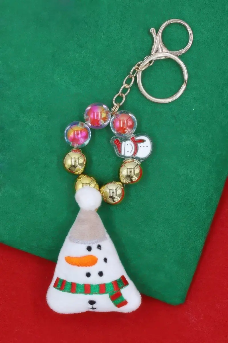 Snowy Season Christmas Keychain Ornament 1
