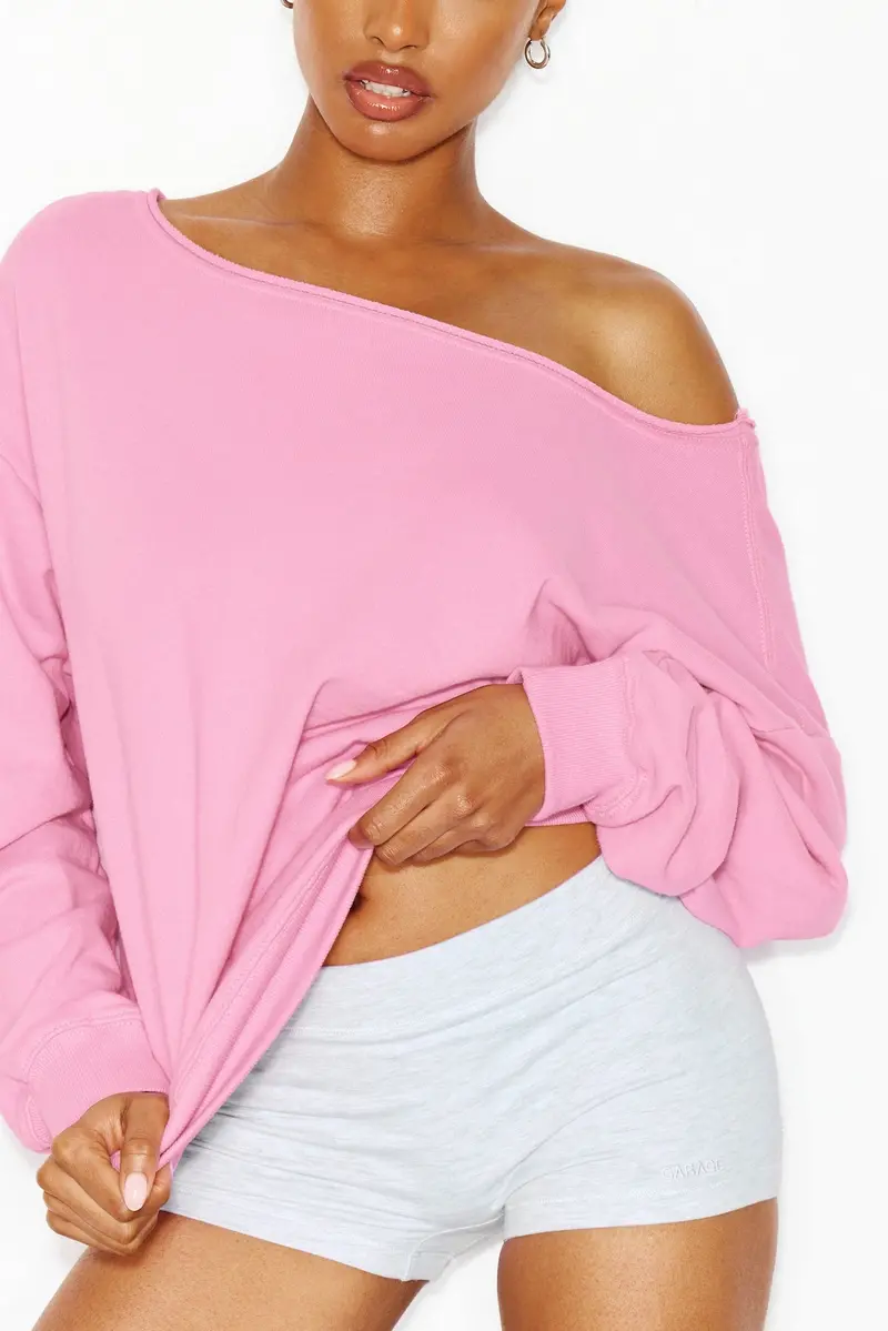 Softterry Off Shoulder Sweatshirt 1