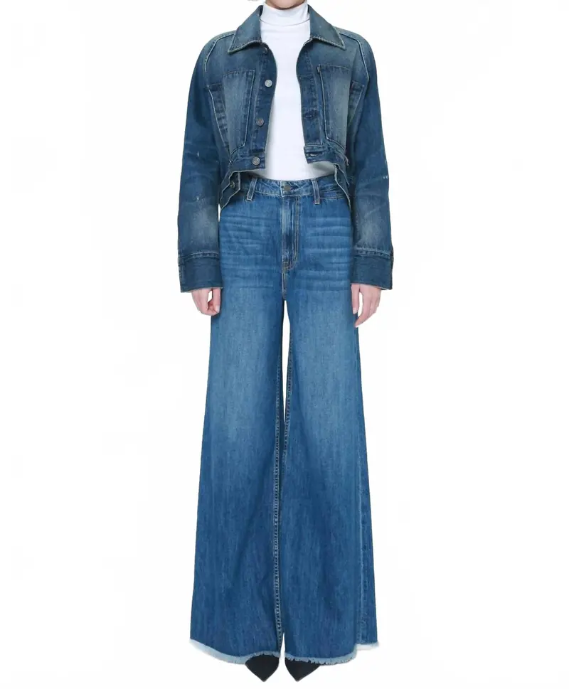 Sophia Super High Rise Wide Leg Jeans In Vista 1