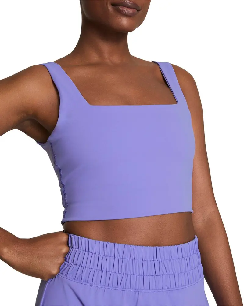 Spanx Cropped Square Neck Shelf Tank 1