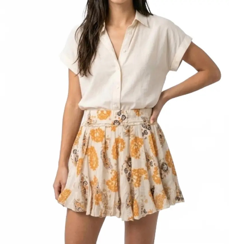 Splendor Flare Skirt In Multi 1
