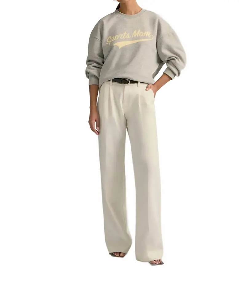Sports Mom Sweatshirt In Grey 1