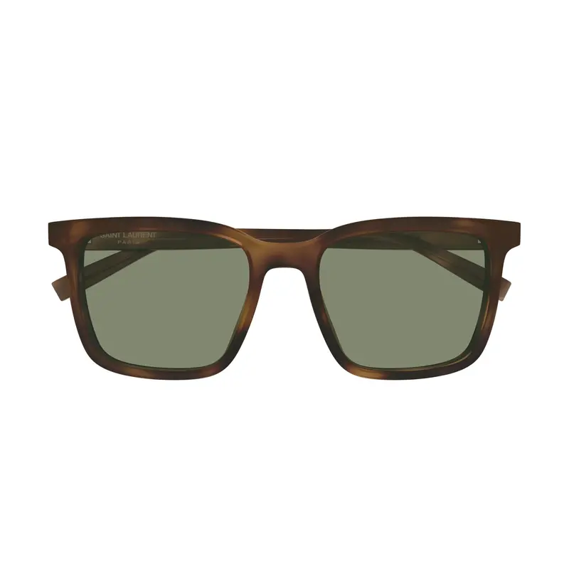Square Frame Sunglasses With Tortoiseshell Pattern 1