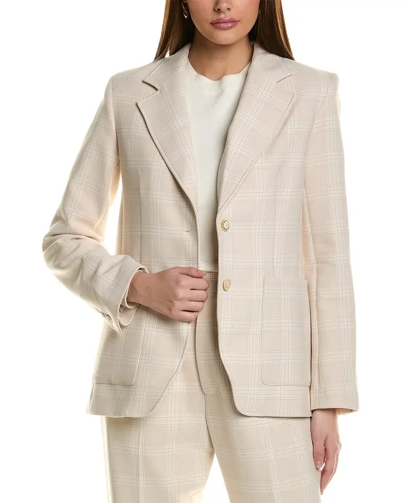St. John Plaid Jacket 1