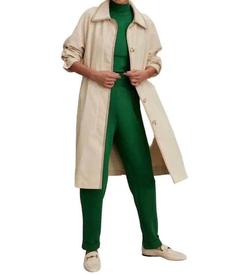 Stamford Car Coat In Birch 1