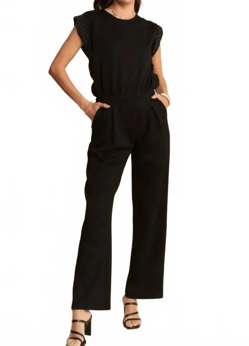 Stone Cold Jumpsuit In Black 1