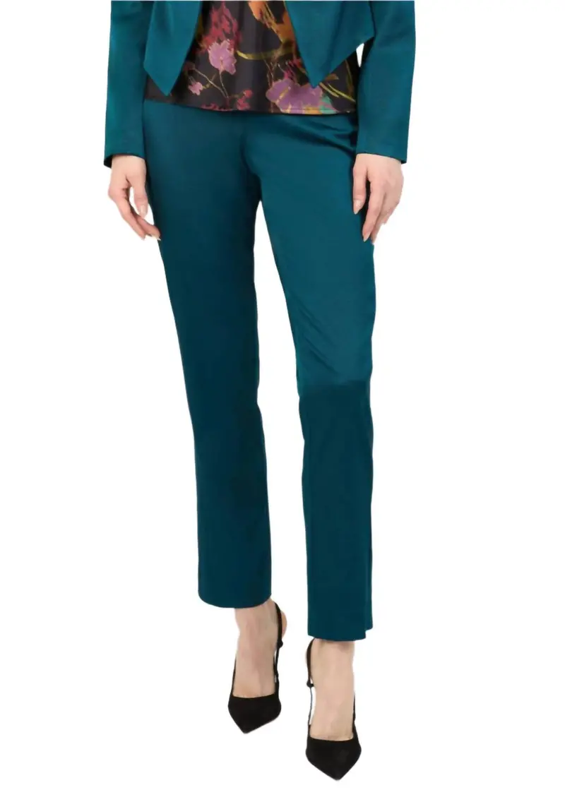 Stretch Faille Pant In Spruce 1