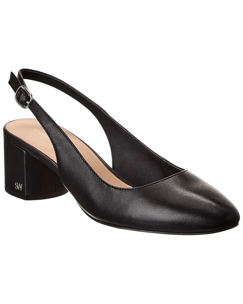 Stuart Weitzman Bridgt 50 Leather Slingback Pump 1