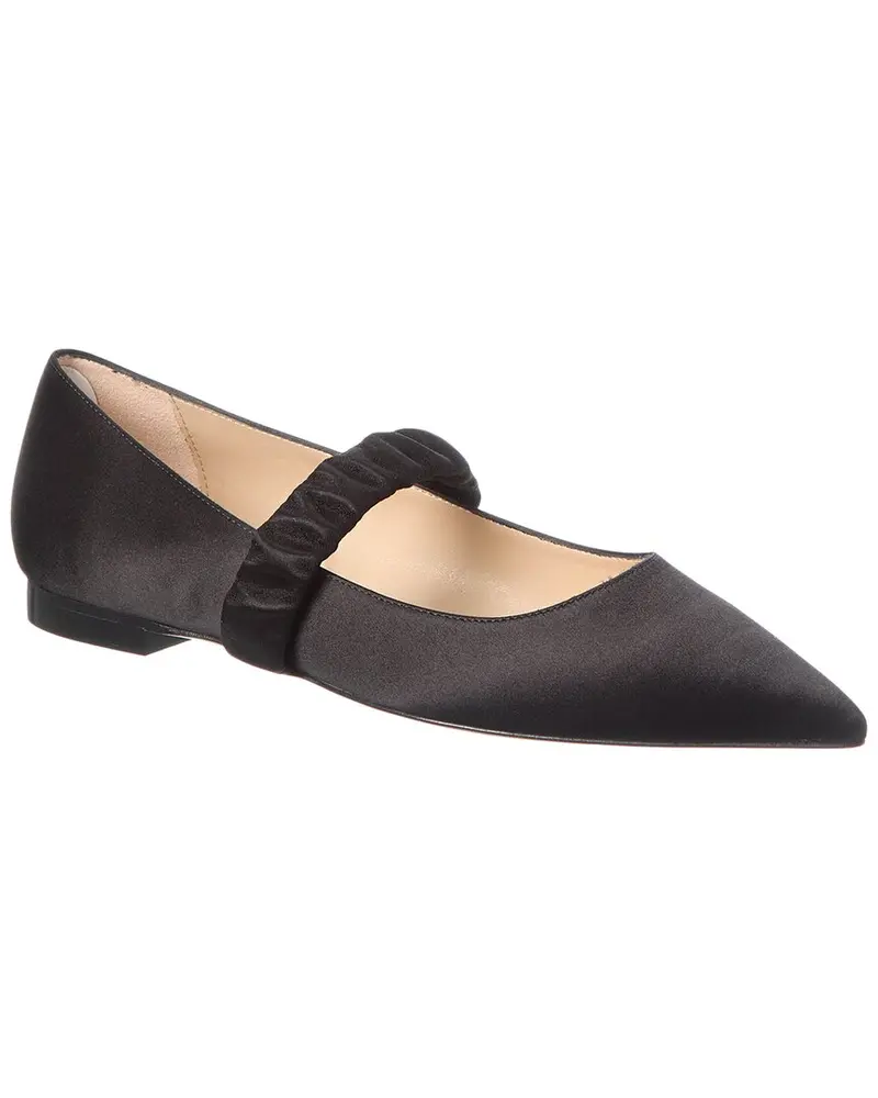 Stuart Weitzman Maxine Satin Ballet Flat 1