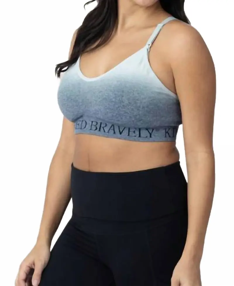 Sublime Nursing Sports Bra In Ombre Storm 1