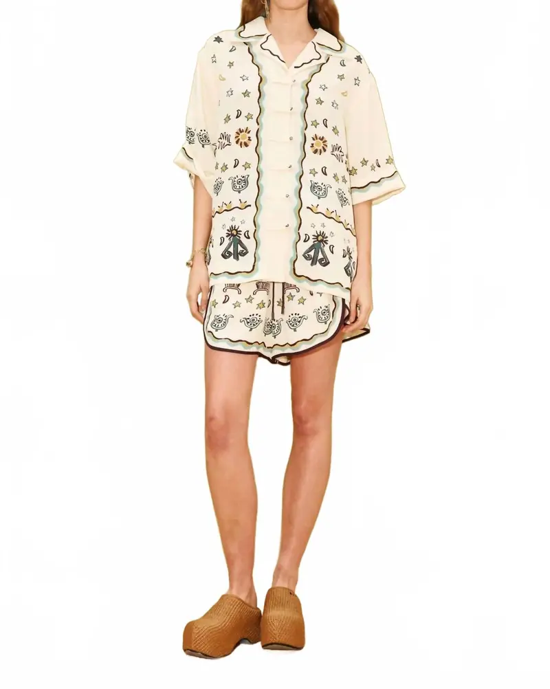 Sun Dancer Shirt In Beige 1