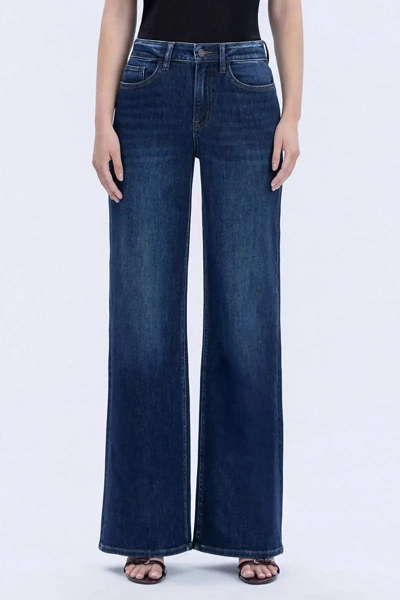 Super High Rise Jeans In Dark Blue 1