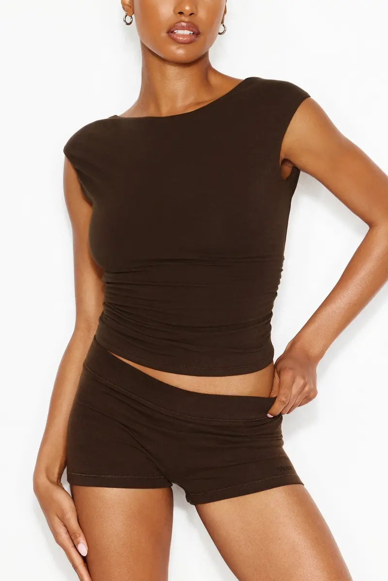 Supersoft Ruched Back Top 1