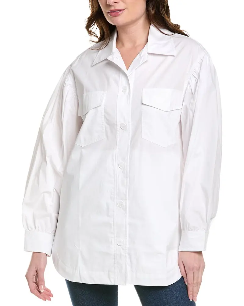 Susana Monaco Poplin Shirt Jacket 1
