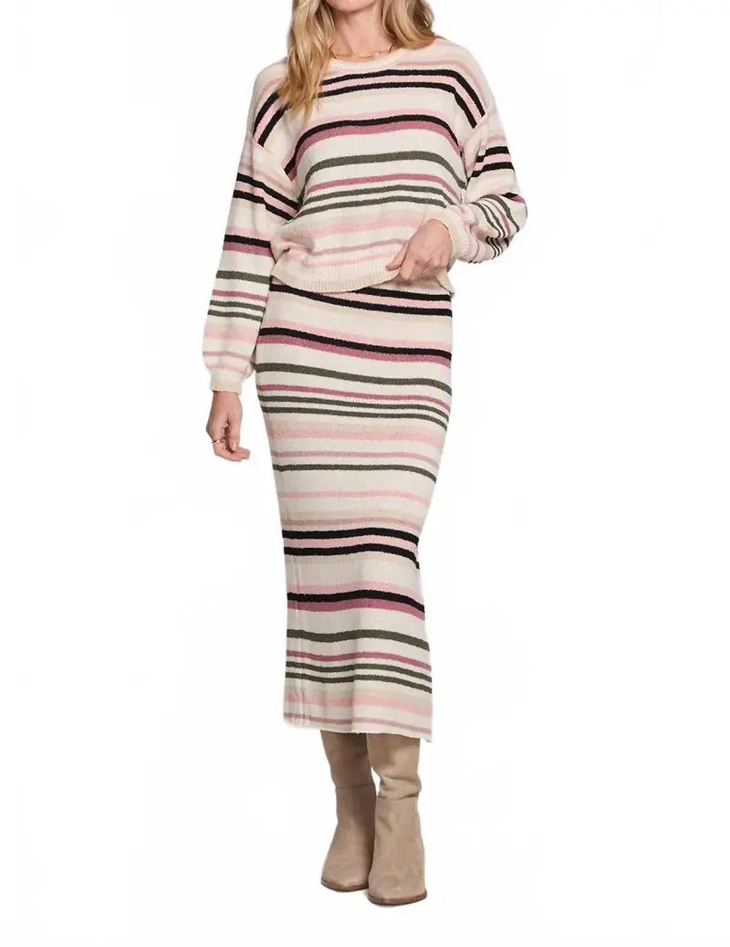 Suzi Midi Skirt In Multi Color 1