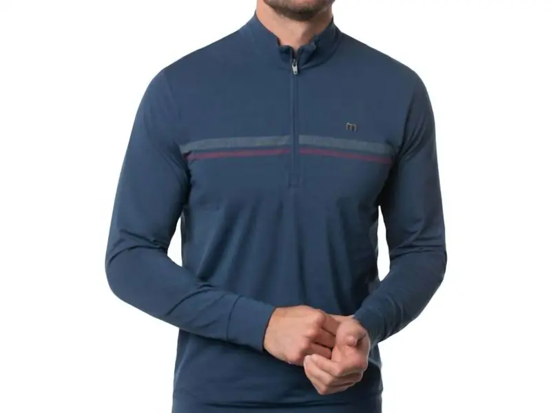Swinging Hammock Quarter-Zip Jacket In Insignia 1