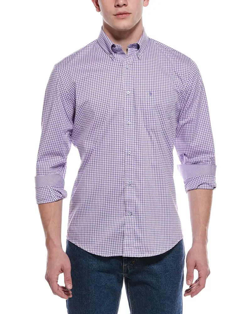 Tailorbyrd Signature Gingham Button Down Shirt 1