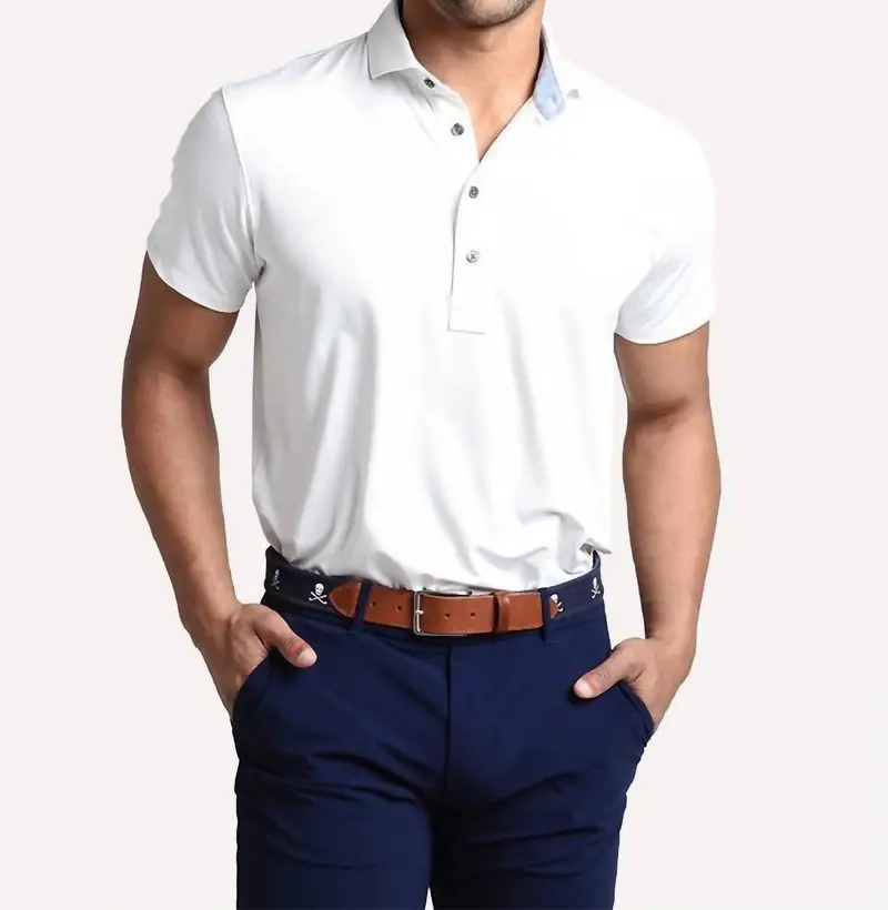 Tala Short Sleeve Polo In Arctic 1